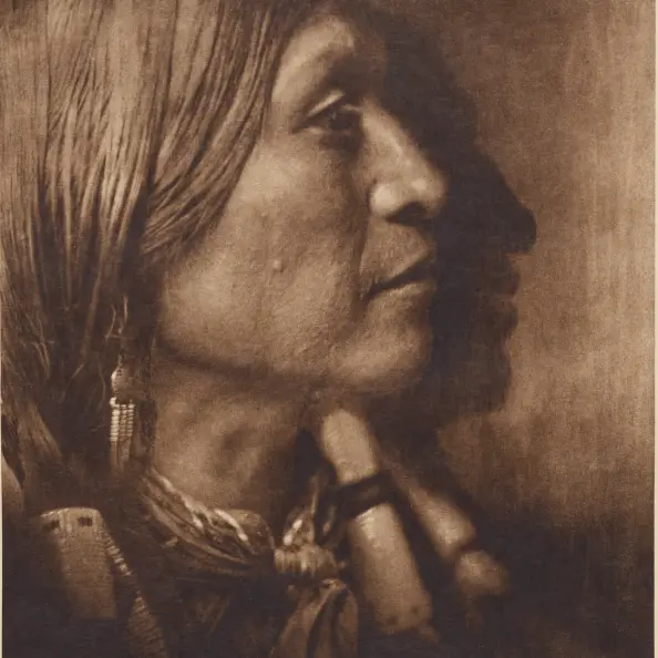 Portret profilowy tubylca.